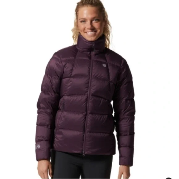 Mountain Hardwear Rhea Ridge Down Coat Puffer Sz L Winter Scandi Girl Gorpcore - Picture 3 of 14